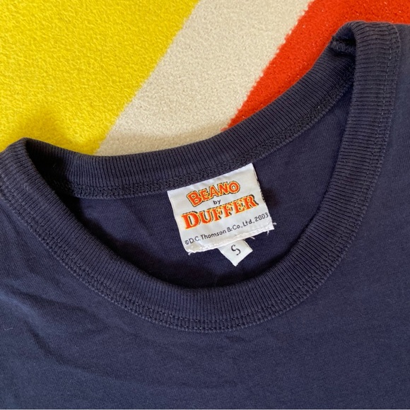 Original Vintage Duffer of St George x Beano Desperate Dan Size S. cotton. RARE - Picture 3 of 6